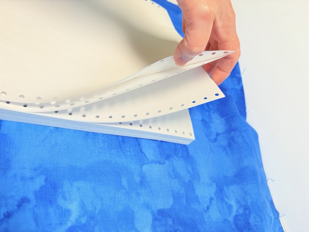 Dot Matrix Continuous Feed Printer Paper 8-1/2"x11" 125 sheets