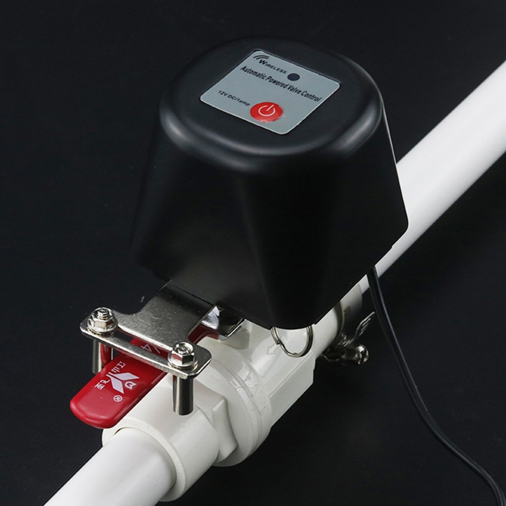1.2W motor Smart Water/Gas Valve Open Close Controller Wireless Remote ControlqF