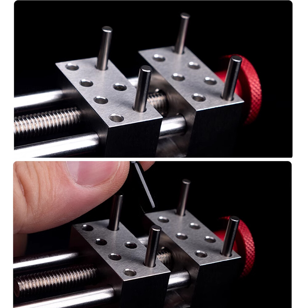 1x Precision Work Bench Vise Desktop Stainless Omnidirectional Mini ViseMd