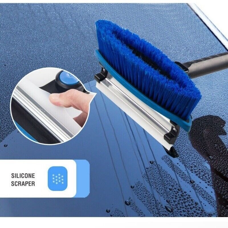 3-in-1 Snow Brush with Squeegee and Ice Scraper for Car Windshield and SUV