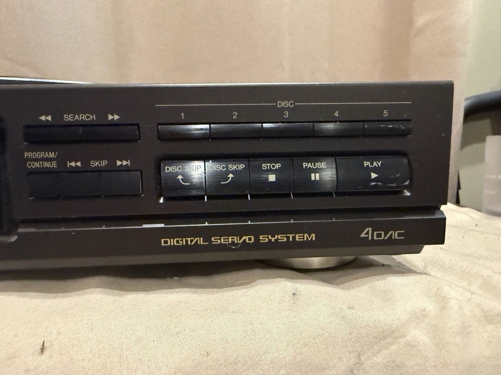 💙Technics SL-PC505 Audio 5 CD Carousel Compact Disc Player~Full Tested