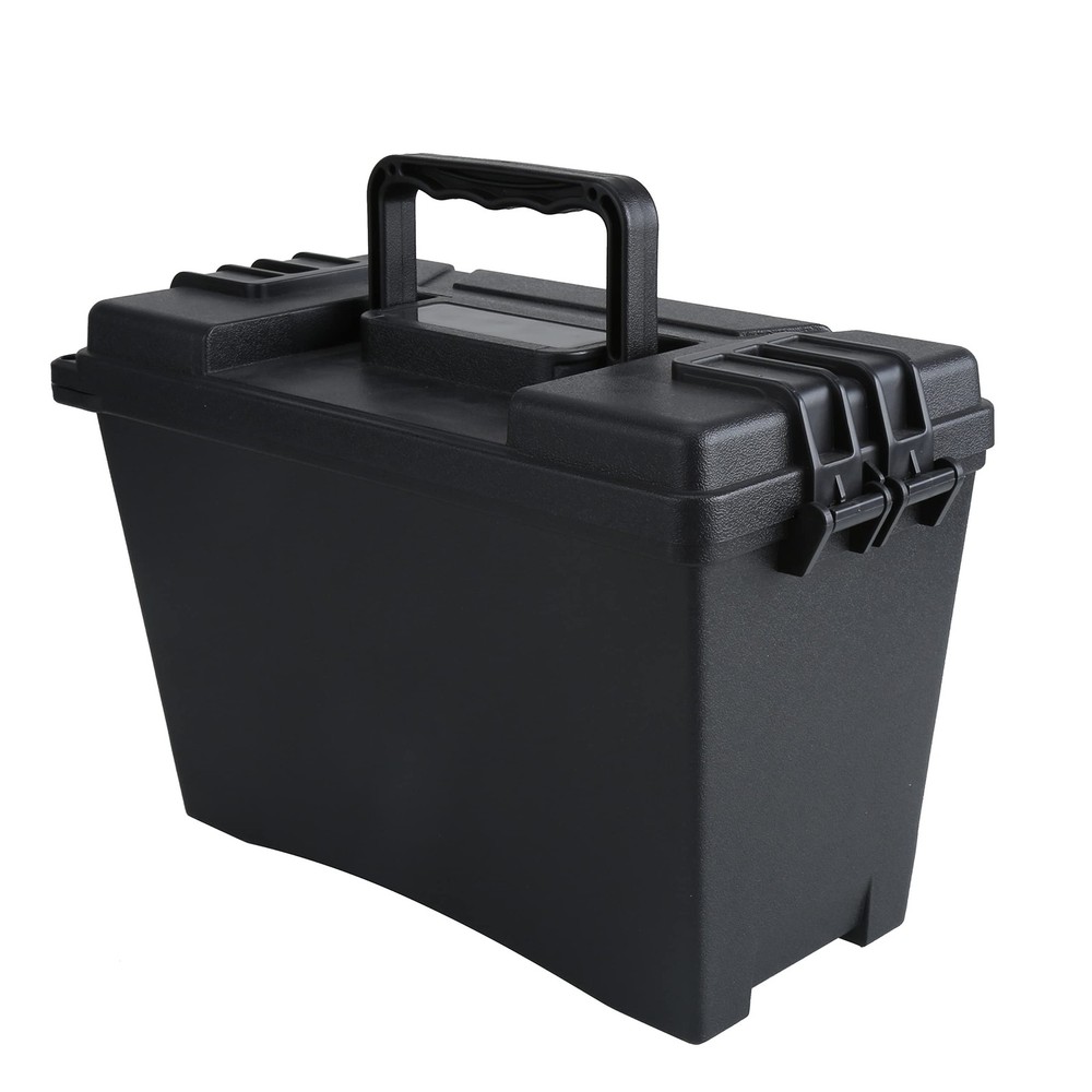 Plastic Field/Ammo Storage Boxes, Black, 84-404