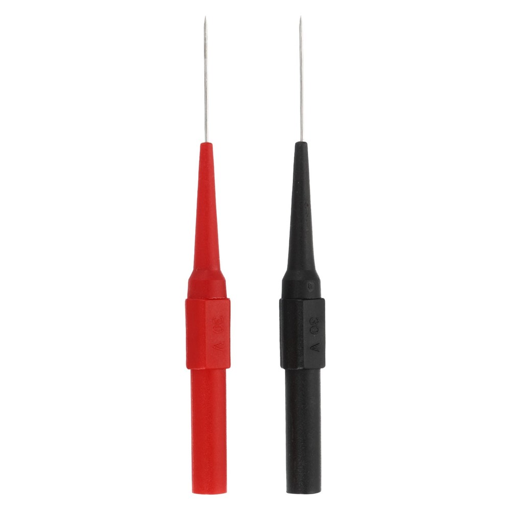 4Pcs 0.7mm Test Probe Copper Multimeter Test Extention Sharp Probe Pin Red Black