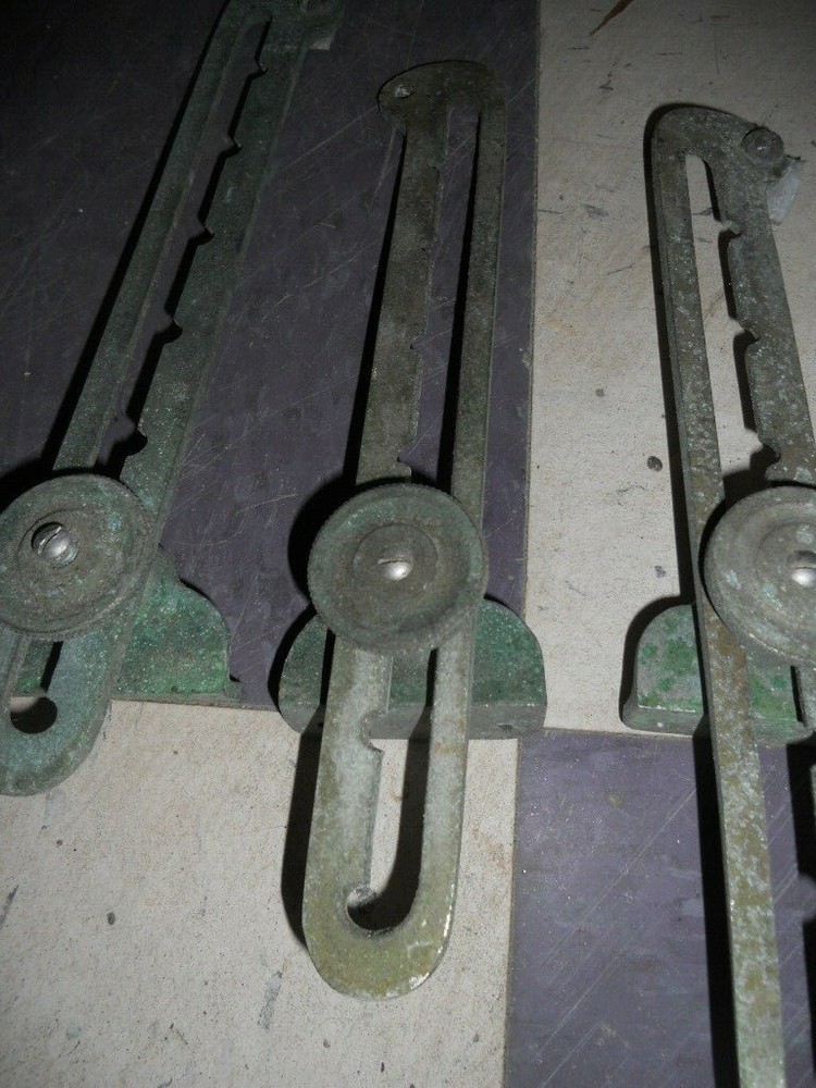 5 / Five Vintage Cabin Window Multi Position Adjusters Braces