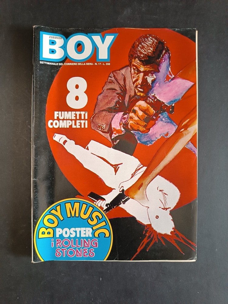 comic BOY Corriere della sera - year 1978 - n 17 - missing insert