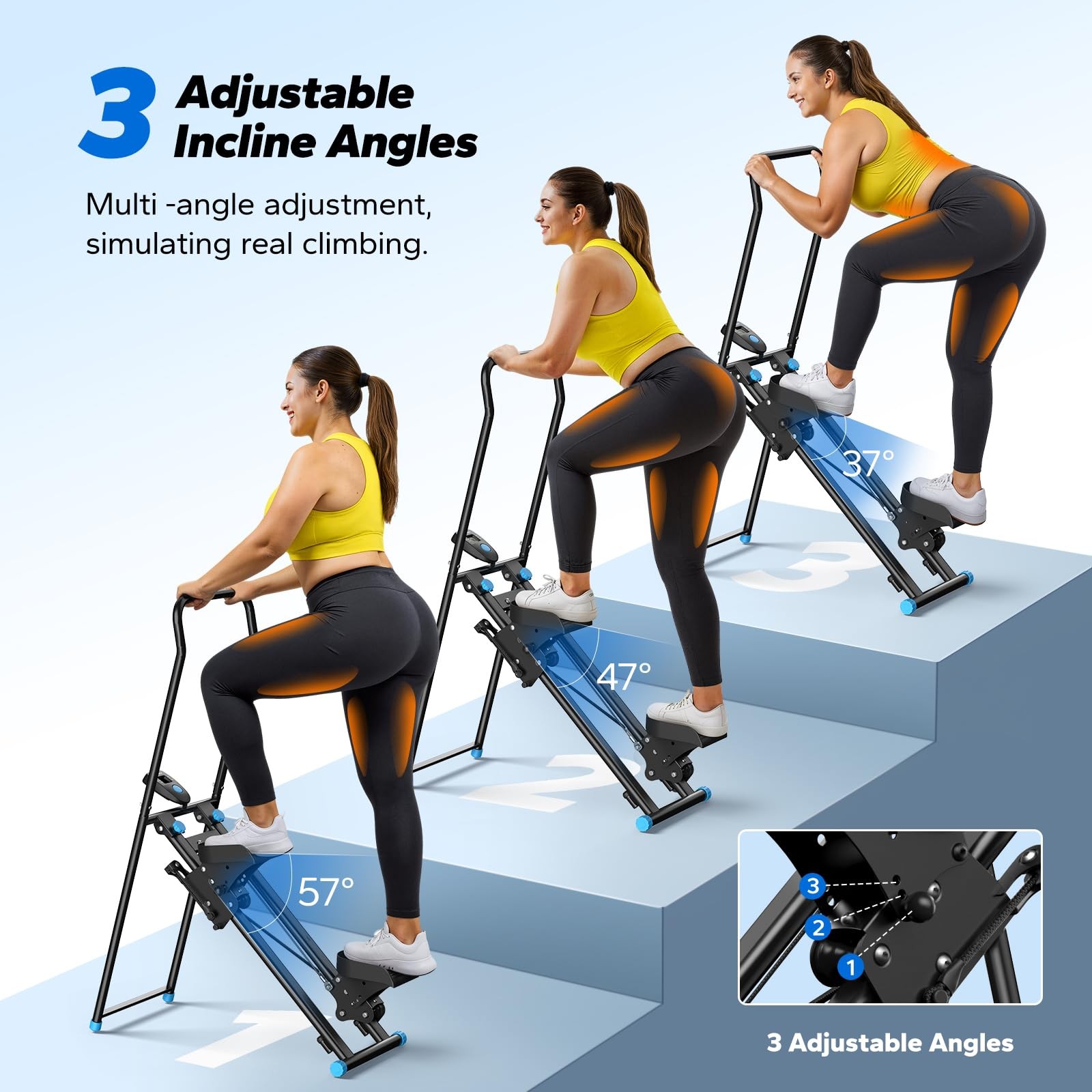 MERACH Stair Stepper for Home Gym Exercise, New Version Vertical Climber Machine