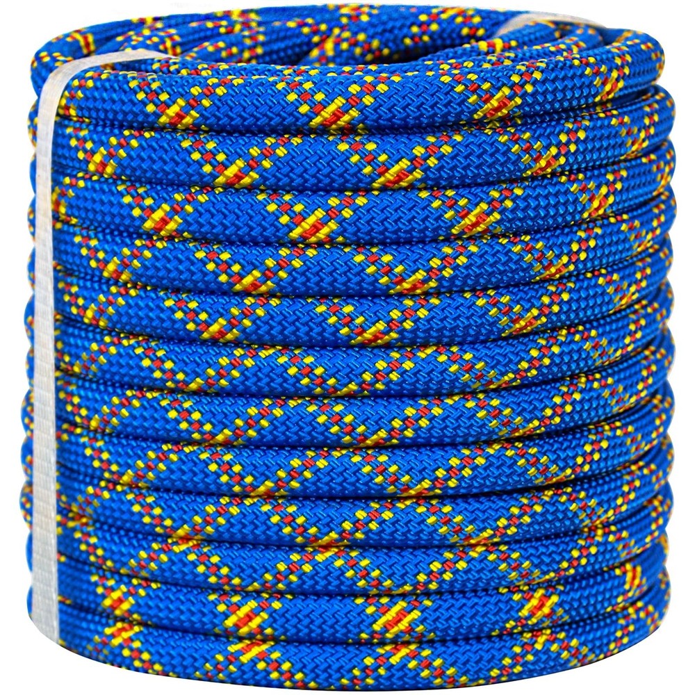 Braided Polyester Arborist Rigging Rope Blue