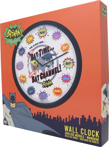 DC Batman - Wall Clock - BAT TIME [New Toy] Collectible, Clock