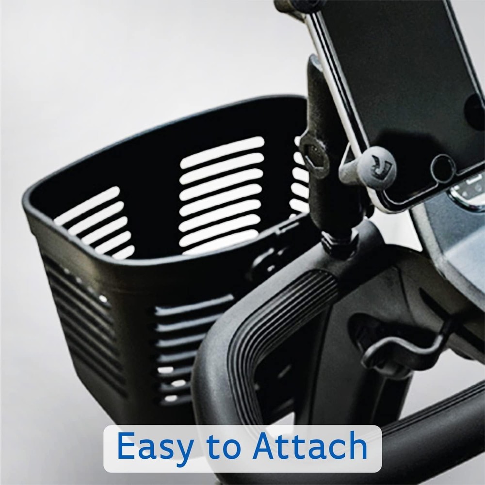 Durable Handlebar Mount Basket for Mega Motion & Windermere Mobility Scooters