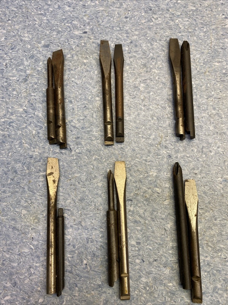 large lot 50 PUSH Screw Tips BITS VESSEL / YANKEE STANLEY tools