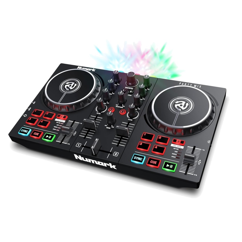 Beginner-Friendly Party Mix II DJ System with Lights & Touch-Sensitive Controls