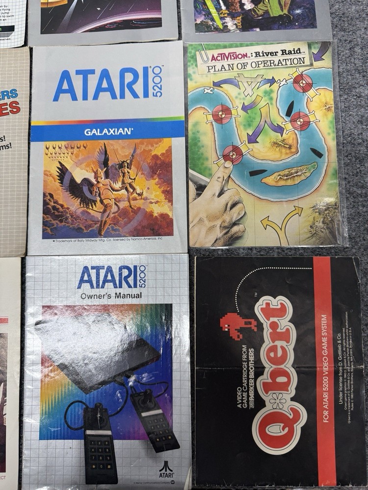 ATARI MANUALS OEM AUTHENTIC - BUY MORE & SAVE! 💲🤑🤑💸💰