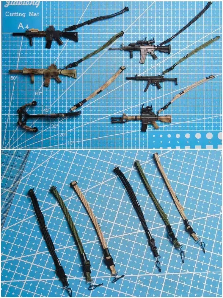 1/12 Scale Gun Strap, Weapon Harness Model for 6'' Figure