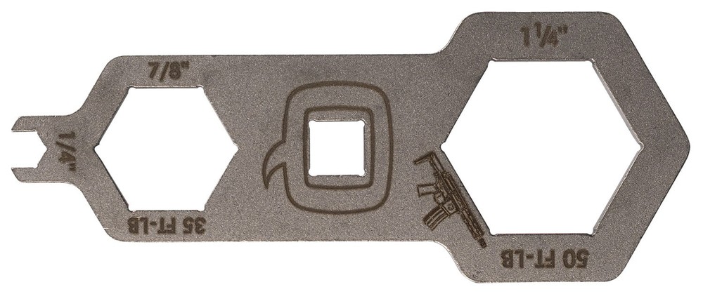 Q Honey Badger Multi-Tool, Silver, TOOL-MULTI-HB Gunsmithing Tool