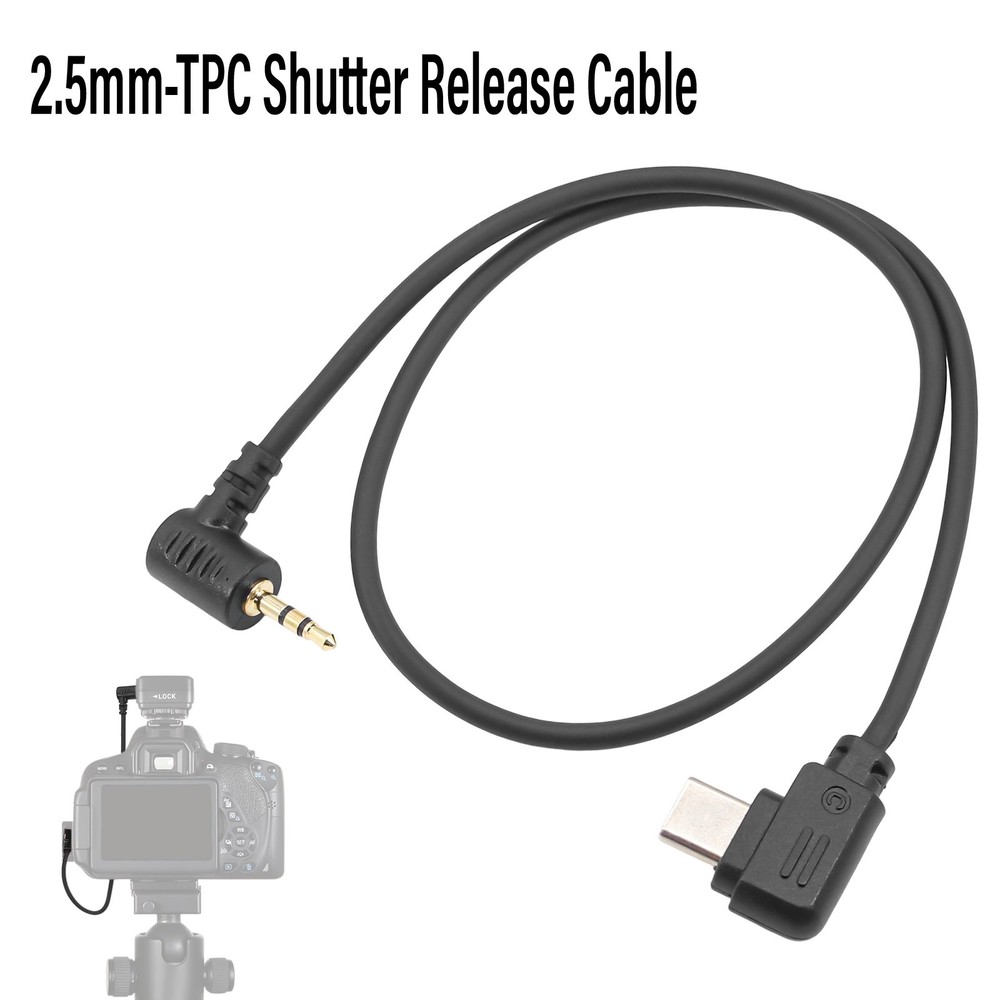 2.5mm/3.5mm-TPC Cable Shutter Release Remote Control Cable for Sony A7CII A6700