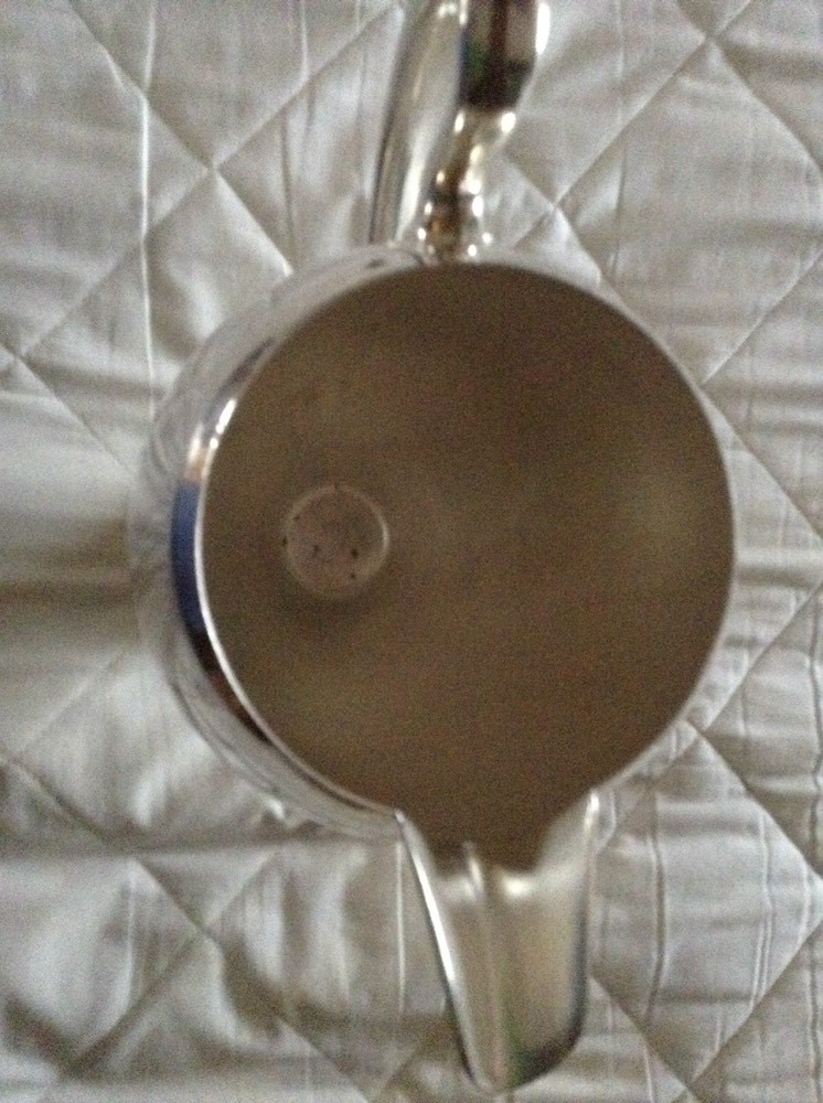 Vintage Academy silver on copper 2 QT pedestal pitcher
