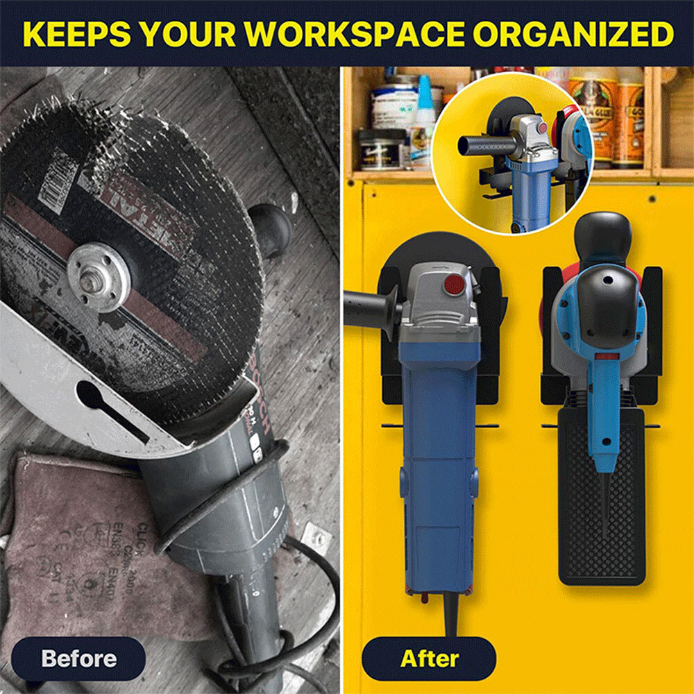Angle Grinder Holder Multipurpose Wall-mounted Hanger JQ