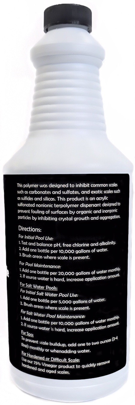 Stain and Scale Control for Pools, Spas and Hot Tubs