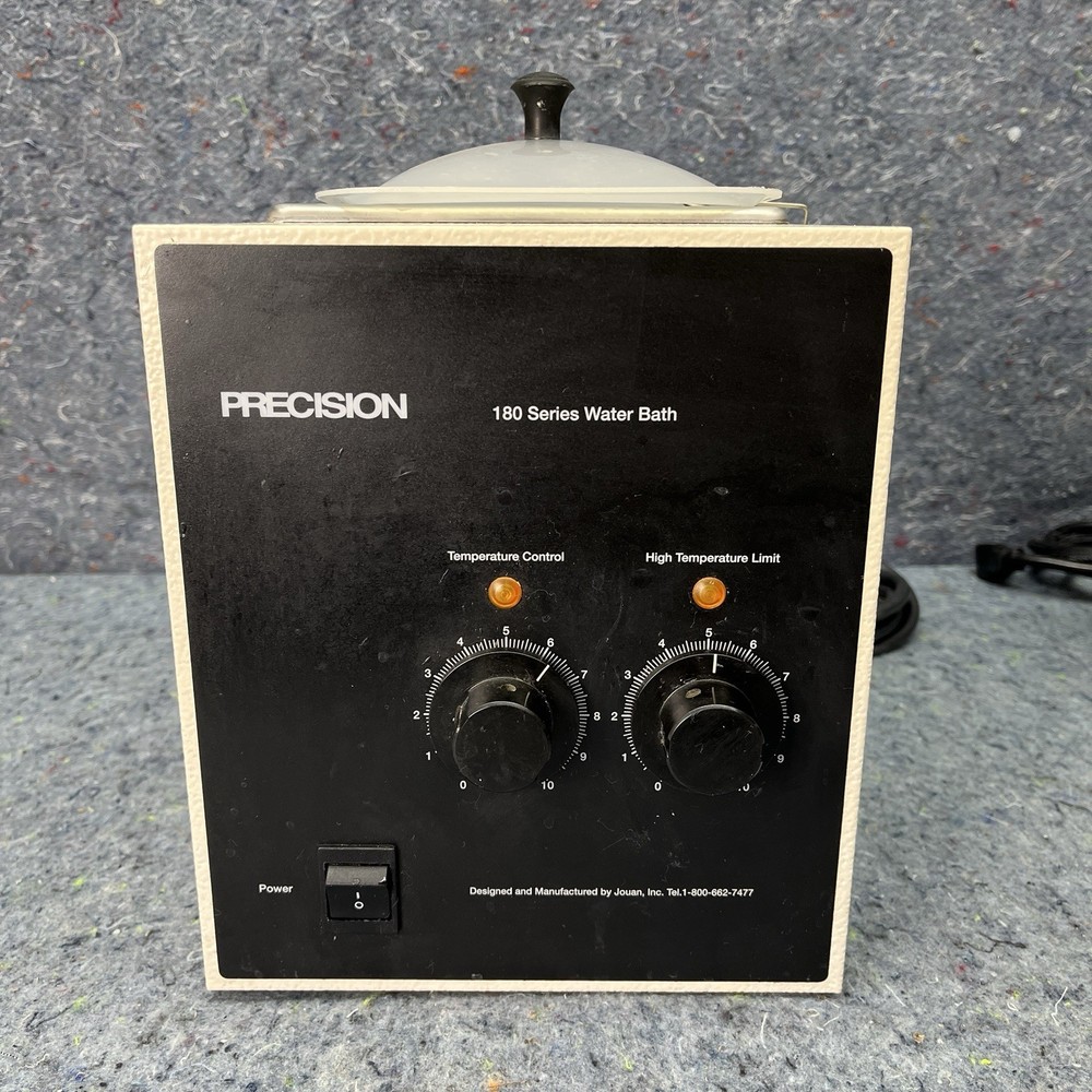 (2) Precision Scientific Model 280 & 180 Microprocessor Heated Water Bath 0.7gl