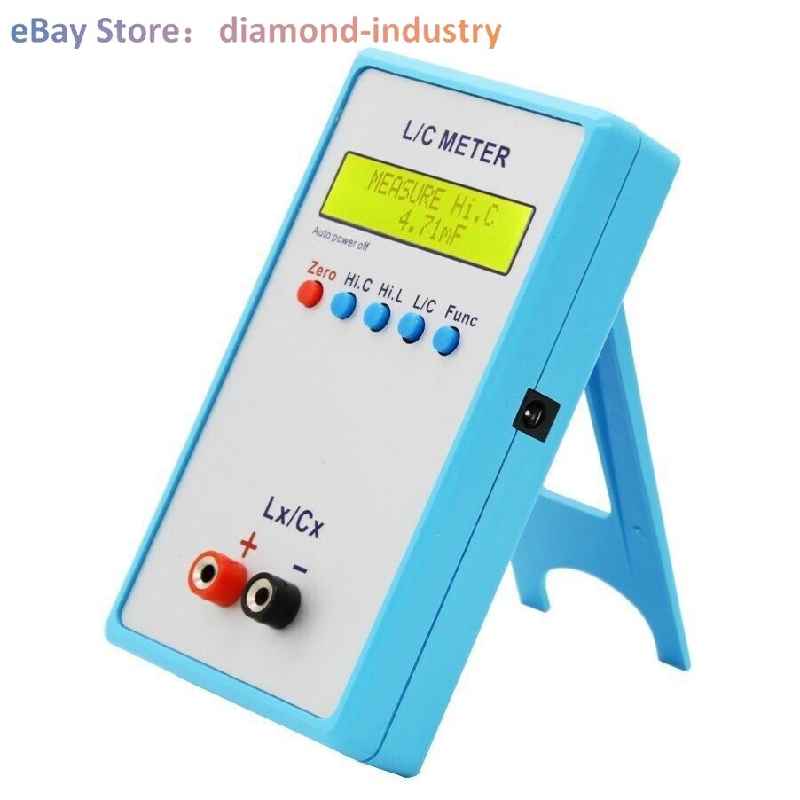 A LC200A L/C Meter Inductance Capacitance Digital Bridge LCR Table Blue Meter W
