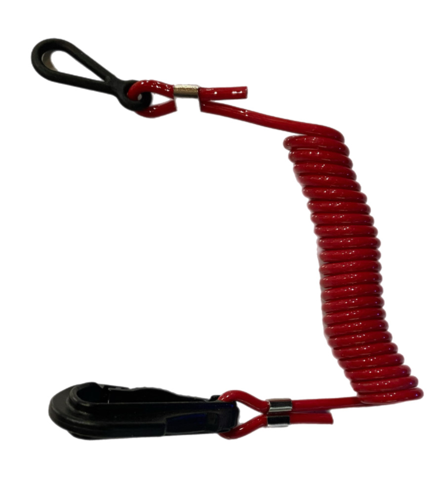 Red Safety Lanyard Outboard Kill Switch