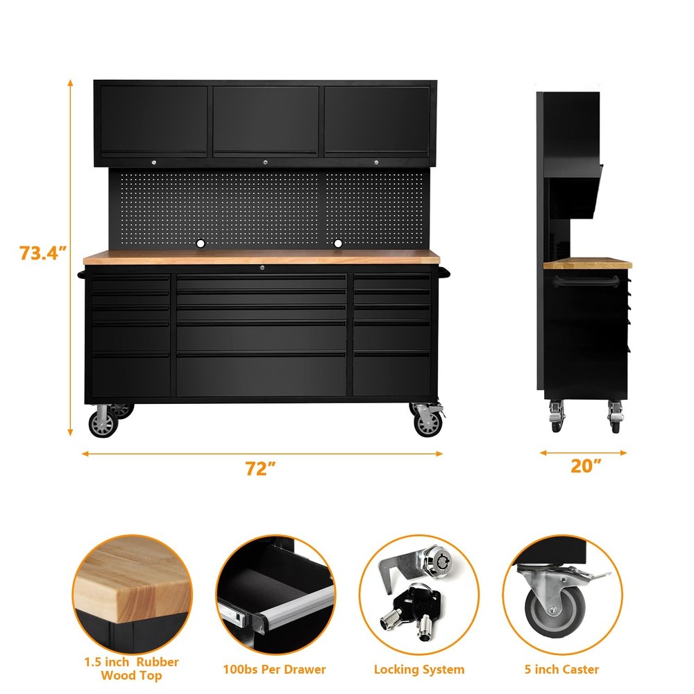 Garage Workbench With Storage Mobile Workbench Tool Chest Workbench Tool Cabinet