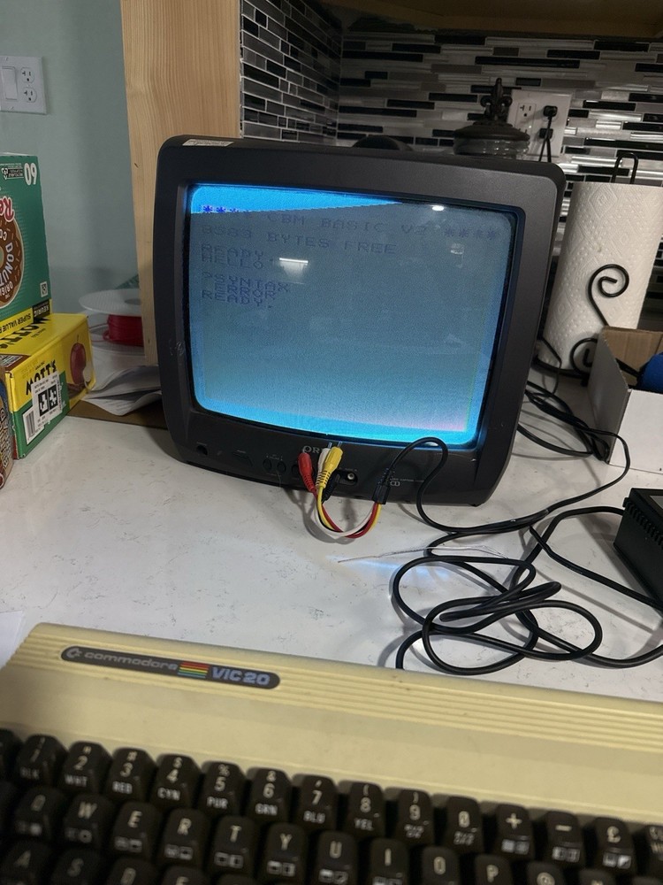 Commodore VIC20 Computer CIB Tested Working W Box Manuals Retro Vintage PC
