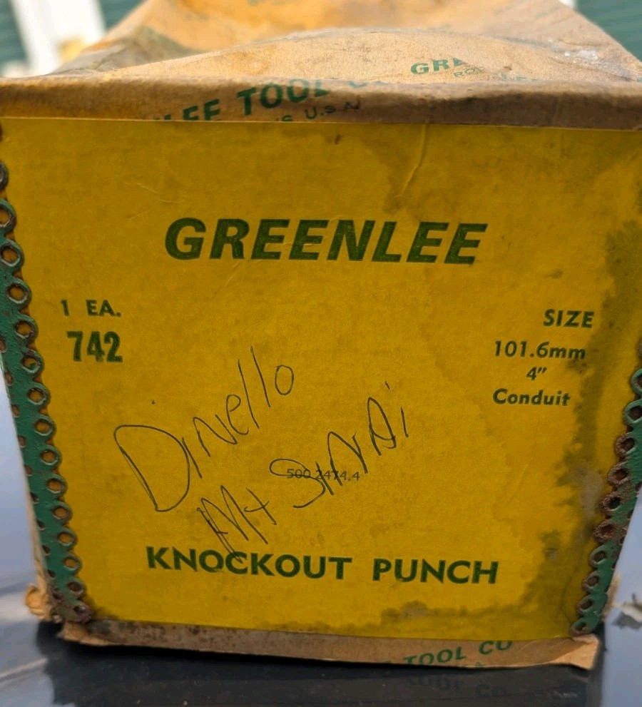 GREENLEE 4" Conduit Knockout Punch