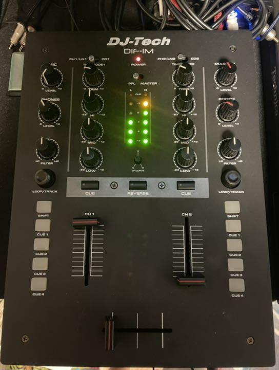 DJ-Tech DIF-1M MIXER SCRATCH operation confirmed used Japan
