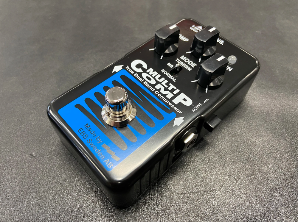 EBS Multicomp True Dual Band Compressor Effect Pedal- New!