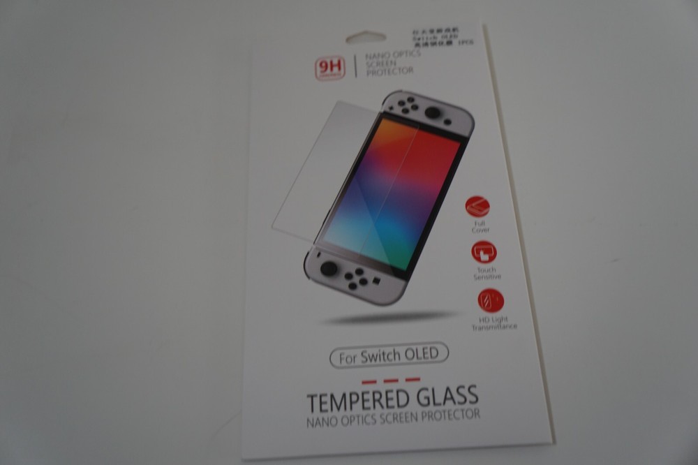 New Nintendo Switch OLED 9H Hardness HD Tempered Glass Screen Protector
