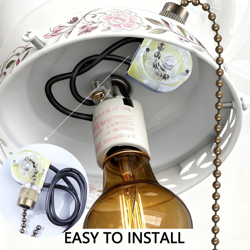 Dotlite 2Pack Ceiling Fan Light Pull Switch Zing Ear ZE-109, Bronze 2 ZE 109