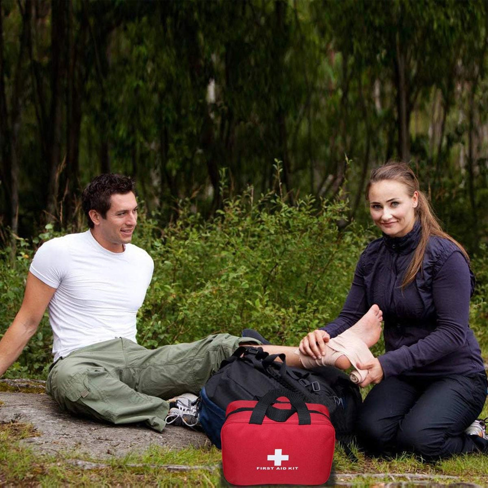 Nylon First Aid Empty Kit,Compact Waterproof and Lightweight First Aid Bag with