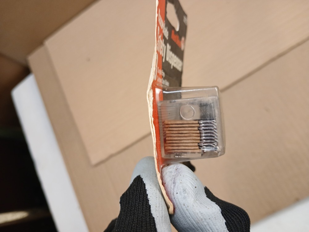 Red Devil 3275 Razor Blade Dispenser 10 Single Edge Blades New Please Read