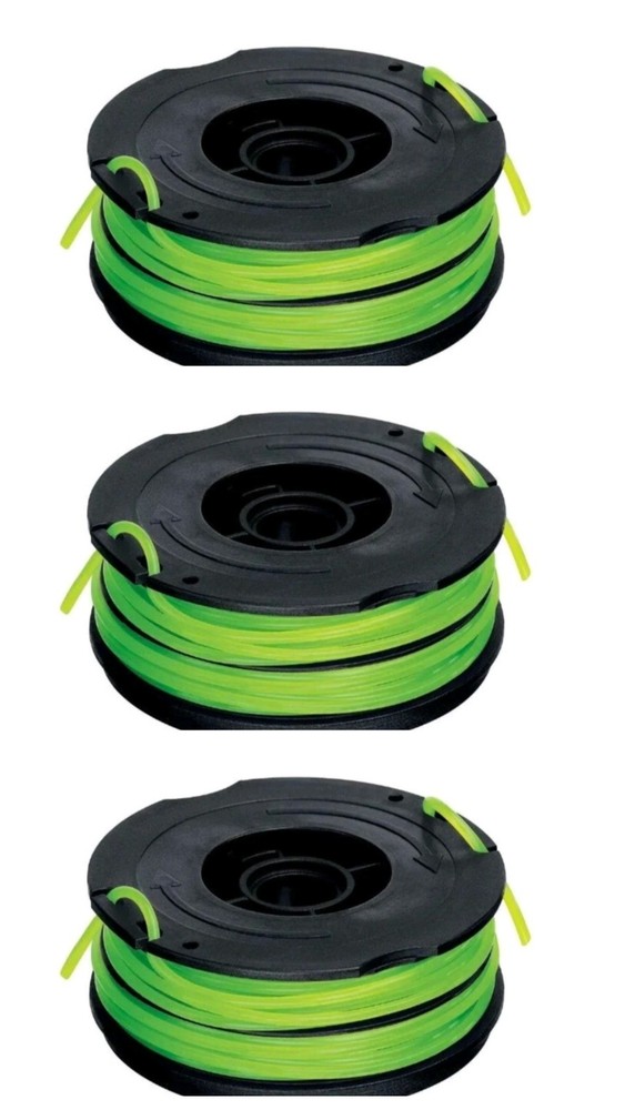 BLACK+DECKER 0.080" x 30' Replacement Dual Line String Grass Trimmer-3 Pack