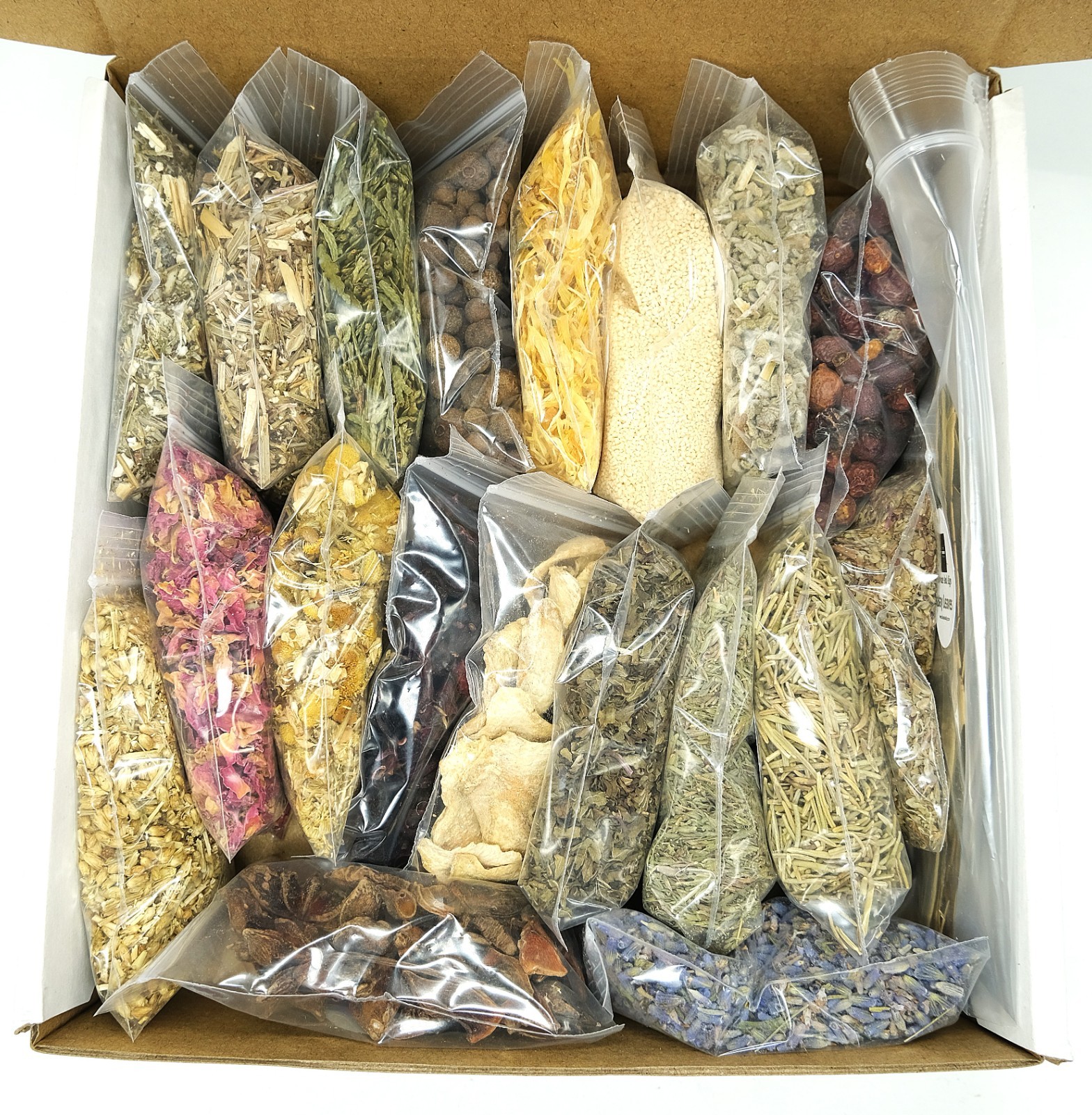 20 Piece Dried Herbs And Flowers Kit | Herbal Spell Kit | Potpourri Kit