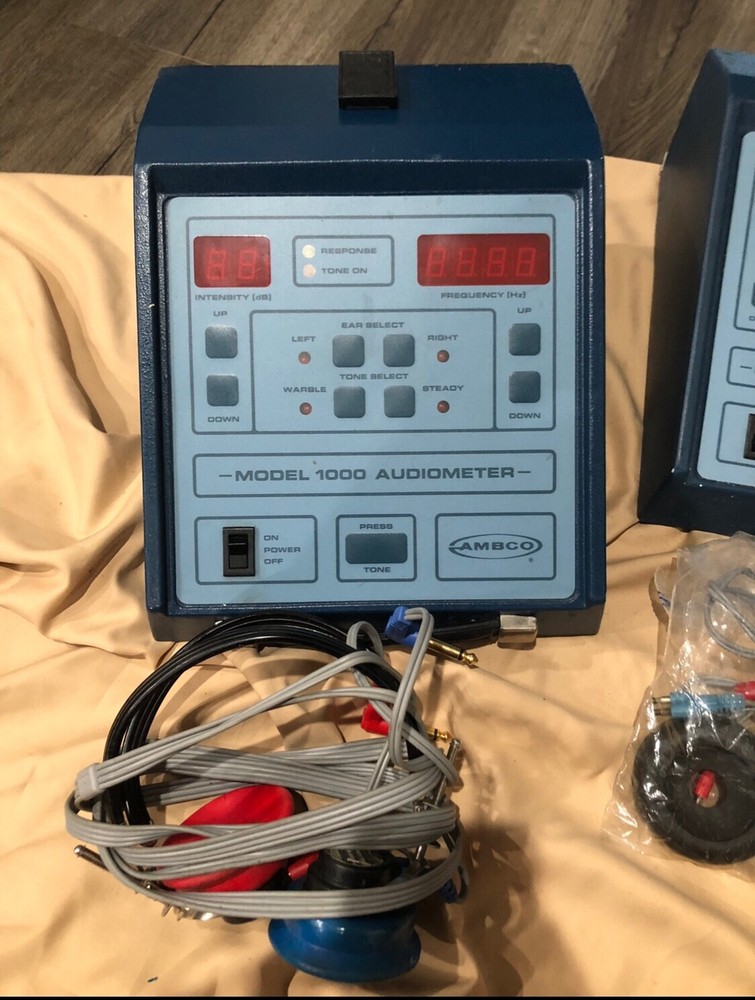 Blue Ambco 1000 & 1500 Audiometer