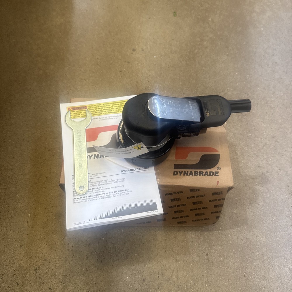 Dynabrade 3-1/2" Self-Generated Vacuum Dynorbital Supreme Random Orbital Sander