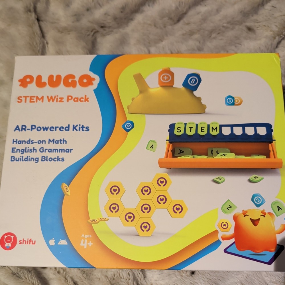 Plugo STEM Wiz Pack AR Powered Kits Hands On-Math English Grammar BuildingBlocks