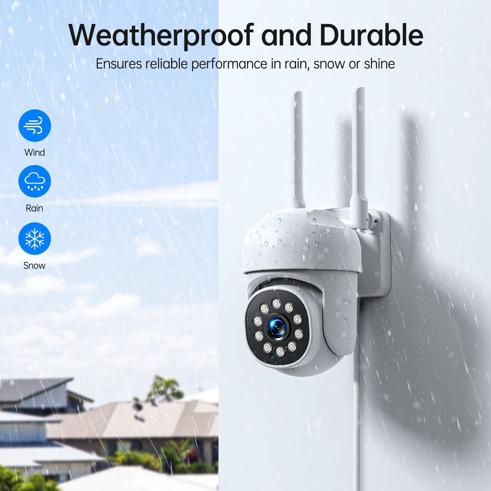 10CH 2MP NVR Wireless System Night Vision Security Plug-in Camera 24/7 Record PT