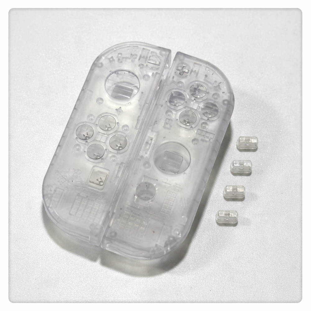 Nintendo Switch Joy Con Prototype OEM Evaluation Shell Replacement - Clear White