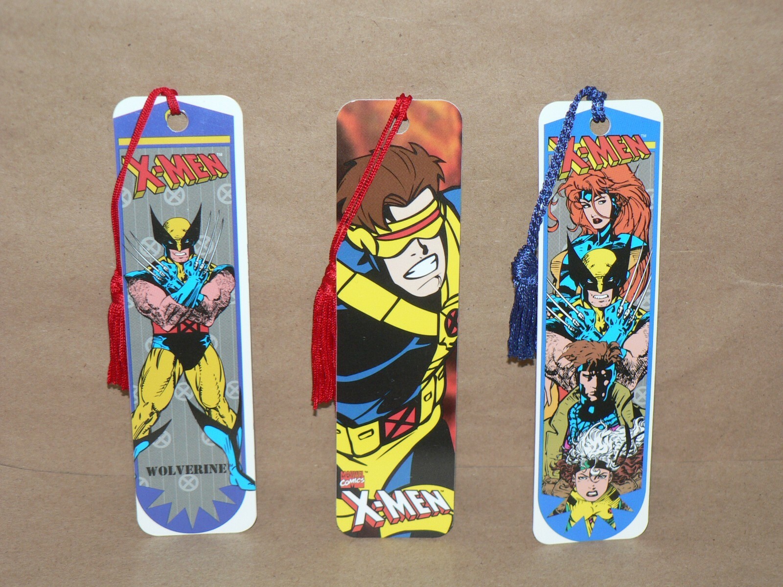 XMEN Bookmarks CHOICE Wolverine Cyclops 4 Character