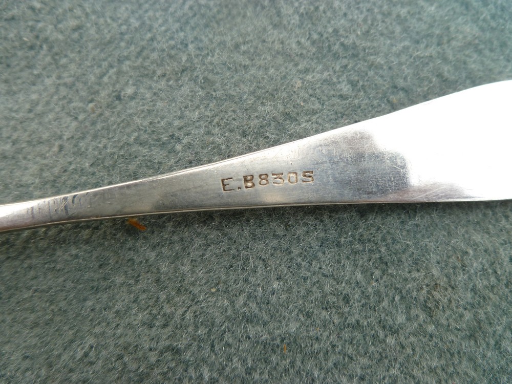 Antique Norwegian Spoon 830S Silver EB Norway