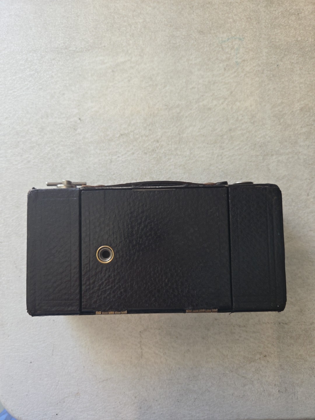 * 1907 Kodak No.2 Folding Pocket Brownie Model B Camera 120 Burgundy Red Bellows