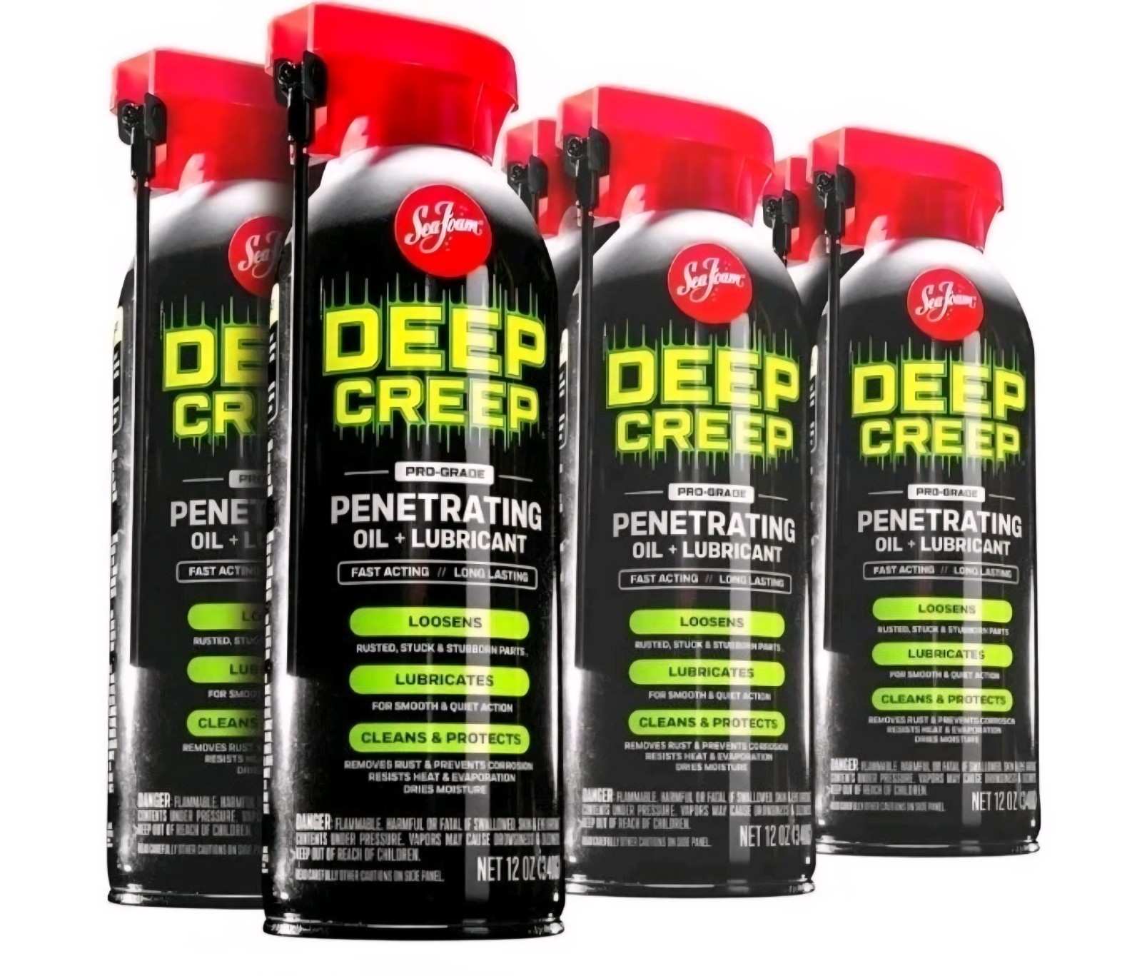 Sea Foam DC-14 Deep Creep Penetrating Oil & Lubricant, 12 oz X 6 Made In USA