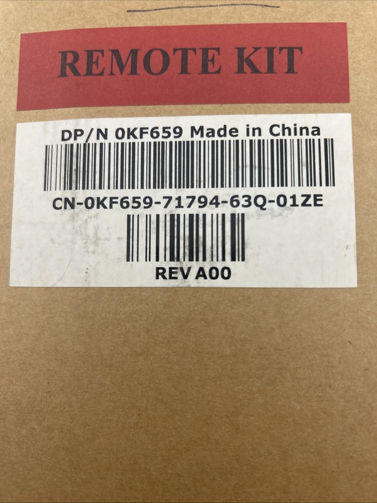 Dell Replacement Remote Control Kit For XP Media Center Model KF659