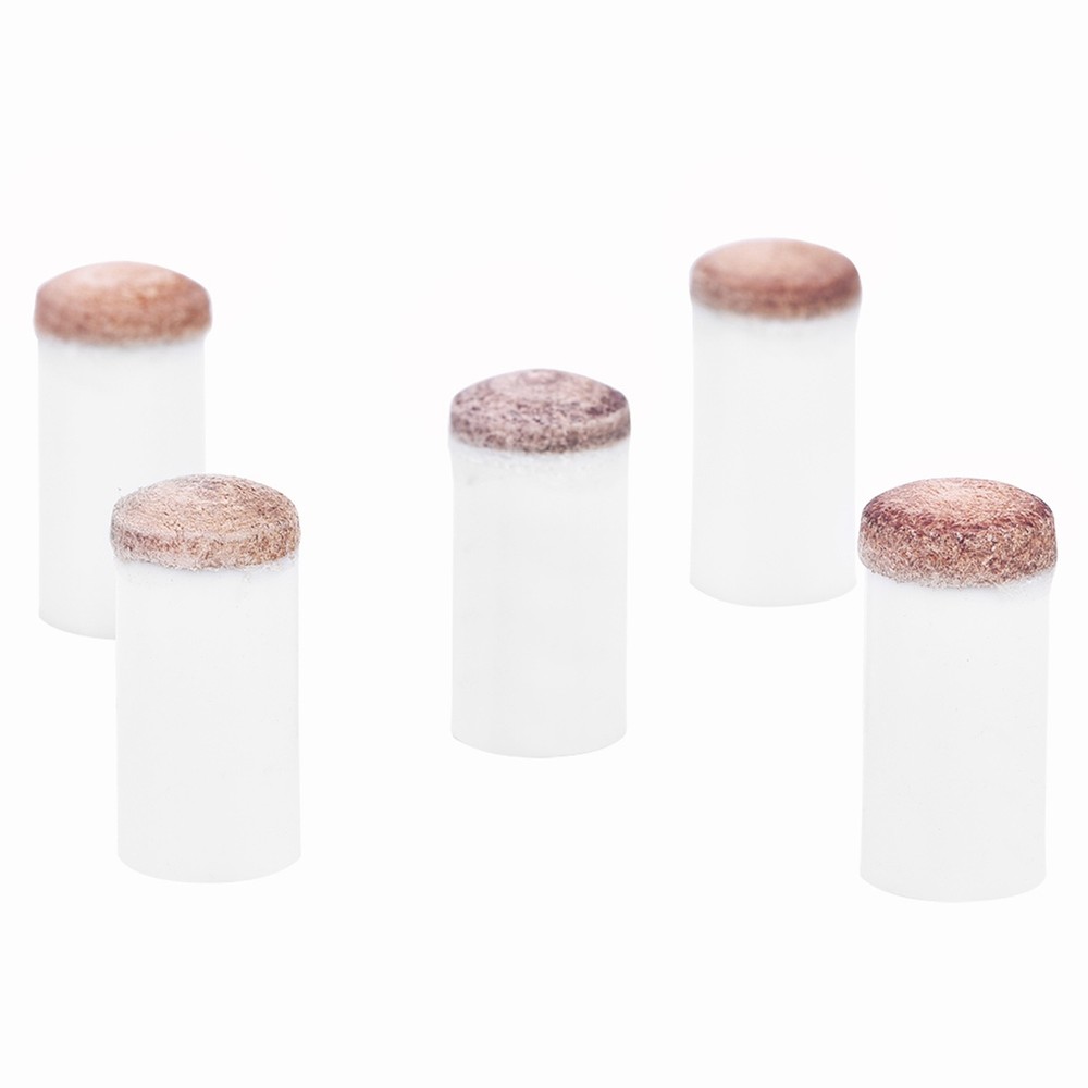 10pcs Billiards Cue Tip Replacement Durable Soft Pole Tip For DIY Players For
