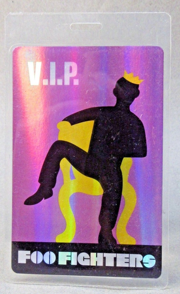 scarce FOO FIGHTERS V.I.P. Laminate pass
