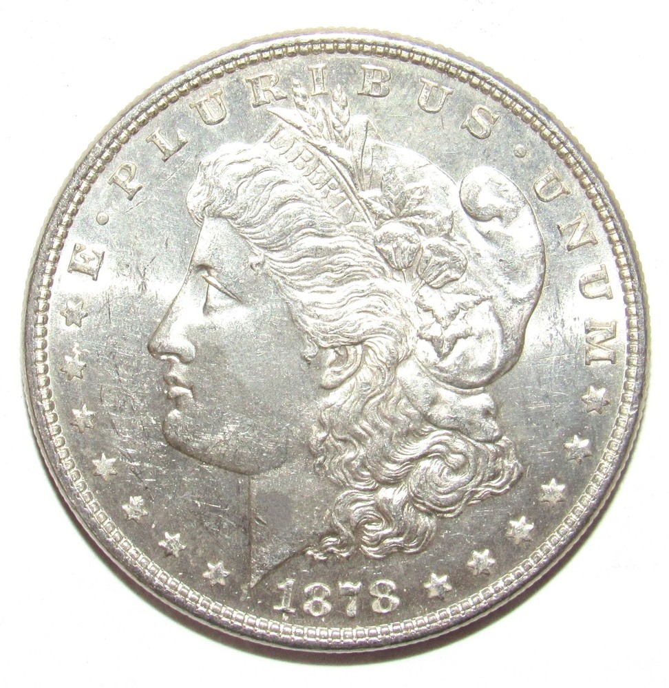 1878 7 TF Morgan Dollar CH BU (#33)