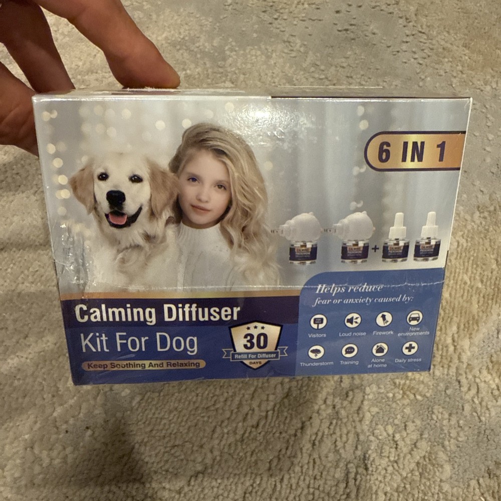 Calming Diffuser Kit for Dog. 6 in 1 Kit Appeasing Pheromone Diffuser. New.